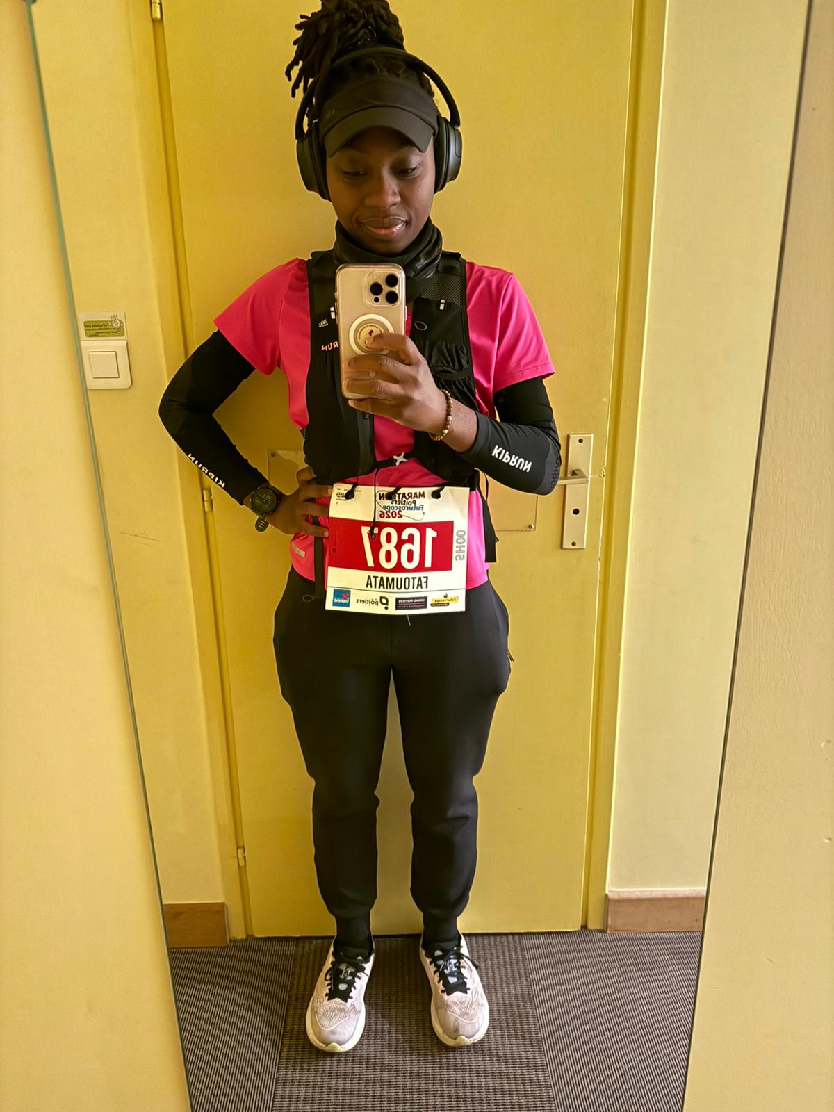 Fatou Dia prête pour son marathon